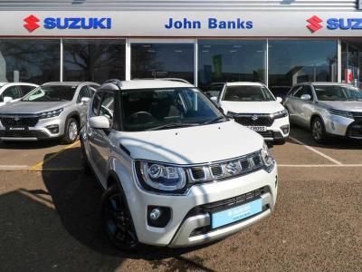 Suzuki Ignis 5dr Hat 1.2 Dualjet 12v Hbd Sz-t Hatchback Hybrid White at Suzuki UCL Milton Keynes