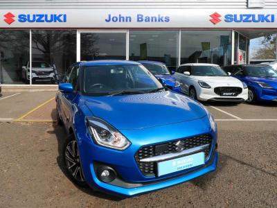 Suzuki Swift 1.2 Sz5 Dualjet Mhev Hatchback Hybrid Blue at Suzuki UCL Milton Keynes
