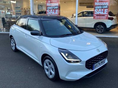Suzuki Swift 5dr Hat 1.2 Mild Hybrid Motion Au Hatchback Hybrid White at Suzuki UCL Milton Keynes