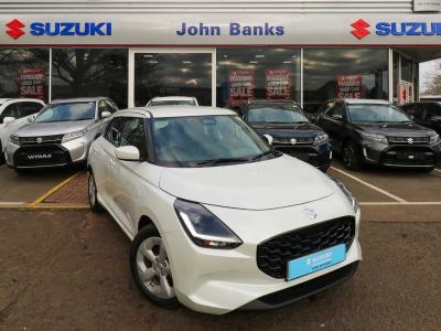 Suzuki Swift 5dr Hat 1.2 Mild Hybrid Motion Hatchback Hybrid White at Suzuki UCL Milton Keynes