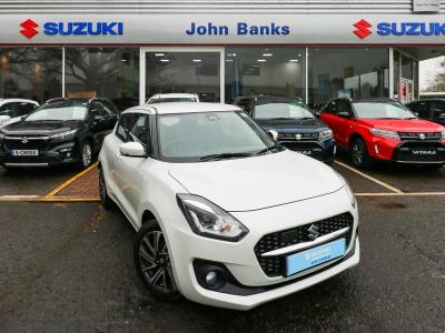 Suzuki Swift 1.2 Dualjet 83 12V Hybrid SZ5 5dr Auto Hatchback Hybrid White at Suzuki UCL Milton Keynes