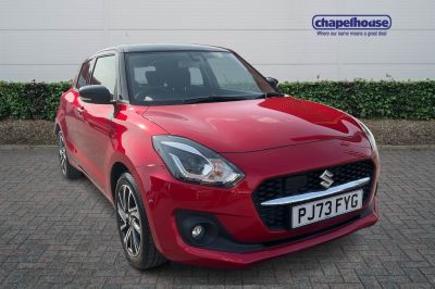 Suzuki Swift 1.2 Dualjet 83 12V Hybrid SZ5 5dr Auto Hatchback Petrol Red at Suzuki UCL Milton Keynes