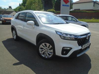 Suzuki S-Cross 1.5 Hybrid Motion 5dr AGS Hatchback Petrol/Electric Hybrid WHITE at Suzuki UCL Milton Keynes
