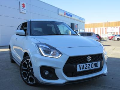 Suzuki Swift 1.4 Boosterjet 48V Hybrid Sport 5dr Hatchback Petrol WHITE at Suzuki UCL Milton Keynes