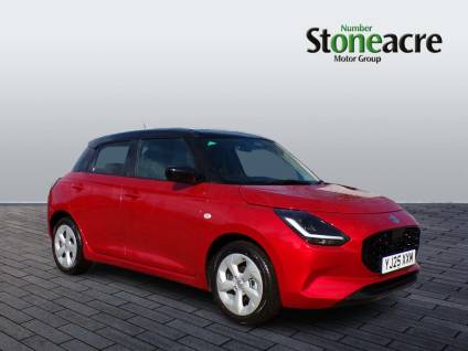 Suzuki Swift 1.2 MHEV Motion CVT Euro 6 (s/s) 5dr Hatchback Hybrid Red