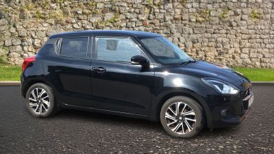 Suzuki Swift 1.2L SZ5 DualJet MHEV CVT Hatchback 5dr Hybrid Automatic Euro 6 (82 bhp) Hatchback Hybrid Black at Suzuki UCL Milton Keynes