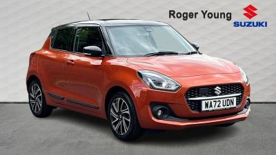 Suzuki Swift 1.2 Dualjet MHEV SZ5 Hatchback Hybrid Orange at Suzuki UCL Milton Keynes