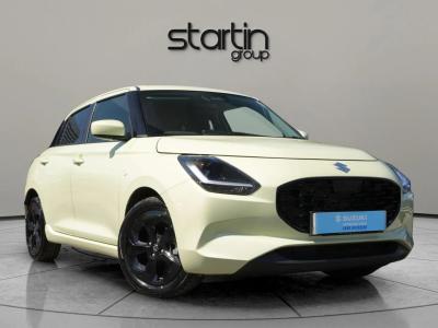 Suzuki Swift 1.2 MHEV Motion CVT Euro 6 (s/s) 5dr Hatchback Hybrid Yellow at Suzuki UCL Milton Keynes
