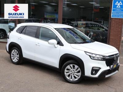 Suzuki S-Cross 1.4 Boosterjet 48V Hybrid Motion 5dr Hatchback Petrol WHITE at Suzuki UCL Milton Keynes