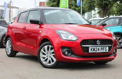 Suzuki Swift 1.2 Dualjet 83 12V Hybrid SZ-T 5dr Auto Hatchback Petrol Red at Suzuki UCL Milton Keynes