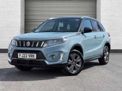 Suzuki Vitara 1.4 Boosterjet 48V Hybrid SZ-T 5dr SUV Hybrid Ice Greyish Blue/Black Roof at Suzuki UCL Milton Keynes