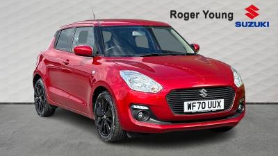 Suzuki Swift 1.2 Dualjet MHEV SZ-T Hatchback Hybrid Red at Suzuki UCL Milton Keynes