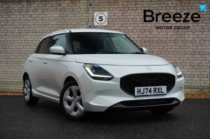 Suzuki Swift Mild Hybrid Motion Hatchback Petrol Pure white