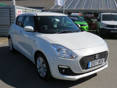 Suzuki Swift 1.0 Boosterjet SZ-T Hatchback 5dr Petrol Manual Euro 6 (111 ps) Hatchback Petrol White at Suzuki UCL Milton Keynes