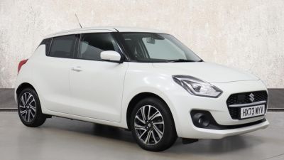 Suzuki Swift 1.2 Dualjet MHEV SZ5 Hatchback 5dr Petrol Hybrid CVT Euro 6 (s/s) (83 ps) Hatchback Petrol Hybrid White at Suzuki UCL Milton Keynes