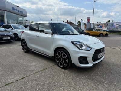 Suzuki Swift 1.4 Boosterjet MHEV Sport Hatchback 5dr Petrol Hybrid Manual Euro 6 (s/s) (129 ps) Hatchback Petrol Hybrid White at Suzuki UCL Milton Keynes