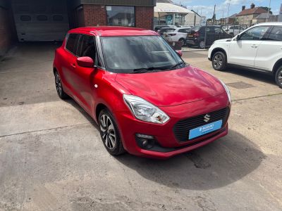 Suzuki Swift 1.2 Dualjet MHEV SZ-T Hatchback 5dr Petrol Hybrid Manual Euro 6 (s/s) (90 ps) Hatchback Petrol Hybrid Red at Suzuki UCL Milton Keynes