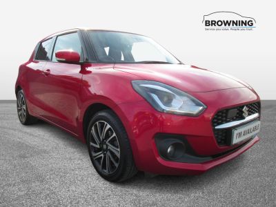 Suzuki Swift 1.2 Dualjet 83 12V Hybrid SZ5 5dr Auto Hatchback Petrol Red at Suzuki UCL Milton Keynes
