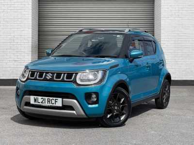 Suzuki Ignis 1.2 Dualjet 12V Hybrid SZ5 ALLGRIP 5dr SUV Hybrid Neon Blue/Black Roof at Suzuki UCL Milton Keynes