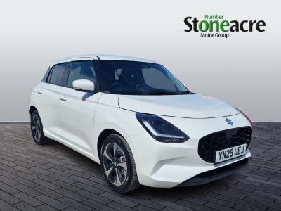 Suzuki Swift 1.2 MHEV Ultra CVT Euro 6 (s/s) 5dr Hatchback Hybrid White at Suzuki UCL Milton Keynes