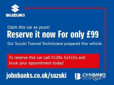 Suzuki Baleno 1.0 Boosterjet SZ-T 5dr Hatchback Petrol Red at Suzuki UCL Milton Keynes