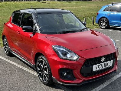 Suzuki Swift 1.4 Boosterjet MHEV Sport Hatchback 5dr Petrol Hybrid Manual Euro 6 (s/s) (129 ps) Hatchback Hybrid Red at Suzuki UCL Milton Keynes
