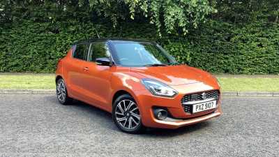 Suzuki Swift 1.2 SZ5 Dualjet MHEV Hatchback Hybrid Orange at Suzuki UCL Milton Keynes
