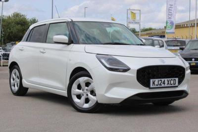 Suzuki Swift 1.2 Mild Hybrid Motion 5dr Hatchback Hybrid White at Suzuki UCL Milton Keynes