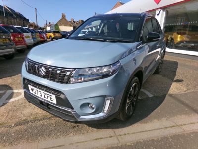 Suzuki Vitara 1.4 Boosterjet 48V Hybrid SZ5 5dr Hatchback Petrol Blue/ Black Two Tone at Suzuki UCL Milton Keynes