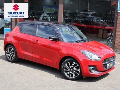Suzuki Swift 1.2 Dualjet 83 12V Hybrid SZ5 5dr Auto Hatchback Petrol RED at Suzuki UCL Milton Keynes