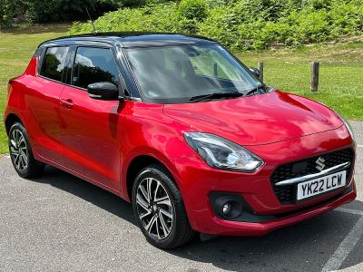 Suzuki Swift 1.2 Dualjet MHEV SZ5 Hatchback 5dr Petrol Hybrid Manual ALLGRIP Euro 6 (s/s) (83 ps) Hatchback Hybrid Red at Suzuki UCL Milton Keynes