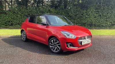 Suzuki Swift 1.2 SZ5 Dualjet MHEV Hatchback Hybrid Red at Suzuki UCL Milton Keynes