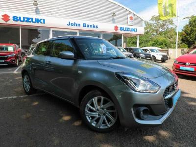 Suzuki Swift 1.2 Sz-T Dualjet Mhev Cvt Hatchback Hybrid Silver at Suzuki UCL Milton Keynes