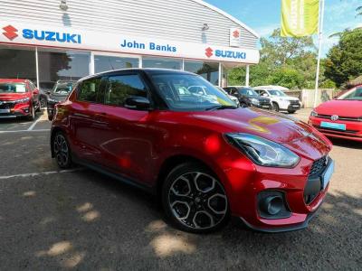 Suzuki Swift 1.4 Boosterjet 48V Hybrid Sport 5dr Hatchback Hybrid Red at Suzuki UCL Milton Keynes