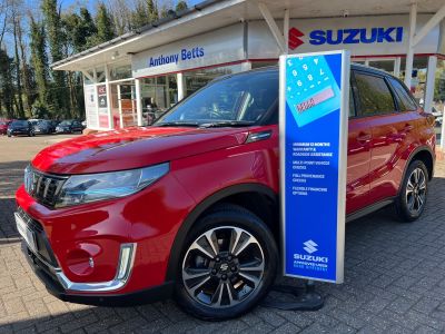 Suzuki Vitara 1.5 Estate SZ5 ALLGRIP Estate Petrol / Electric Hybrid Bright Red with Black Contrast Roof at Suzuki UCL Milton Keynes