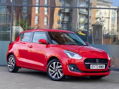 Suzuki Swift 1.2 Dualjet 83 12V Hybrid SZ5 5dr Auto Hatchback Petrol Red at Suzuki UCL Milton Keynes