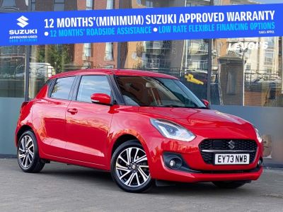 Suzuki Swift 1.2 Dualjet 83 12V Hybrid SZ5 5dr Auto Hatchback Petrol Red at Suzuki UCL Milton Keynes