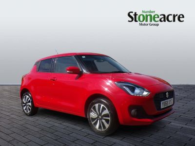 Suzuki Swift 1.2 Dualjet MHEV SZ5 Hatchback 5dr Petrol Hybrid Manual ALLGRIP Euro 6 (s/s) (90 ps) Hatchback Hybrid Red at Suzuki UCL Milton Keynes