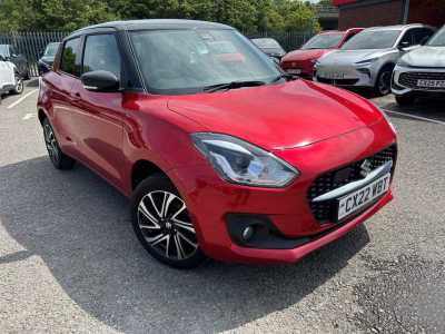 Suzuki Swift 5dr Hat 1.2 Dljt 12v Hbd Sz5 Algp Hatchback Hybrid Burning Red-Blk at Suzuki UCL Milton Keynes