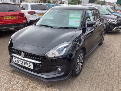 Suzuki Swift 1.2 Dualjet 83 12V Hybrid SZ5 5dr Auto Hatchback Petrol Black at Suzuki UCL Milton Keynes