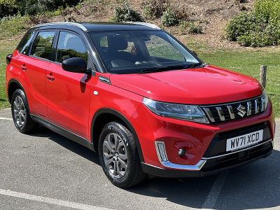 Suzuki Vitara 1.4 Boosterjet MHEV SZ4 SUV 5dr Petrol Hybrid Manual Euro 6 (s/s) (129 ps) Sports Utility Vehicle Hybrid Red at Suzuki UCL Milton Keynes
