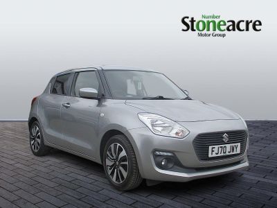 Suzuki Swift 1.2 Dualjet MHEV SZ-T Hatchback 5dr Petrol Hybrid Manual Euro 6 (s/s) (90 ps) Hatchback Hybrid Silver at Suzuki UCL Milton Keynes