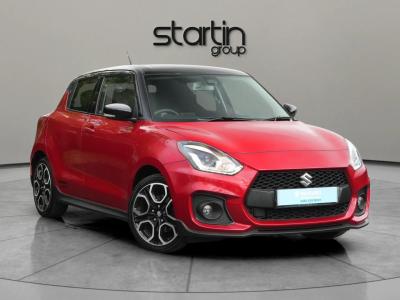 Suzuki Swift 1.4 Boosterjet MHEV Sport Euro 6 (s/s) 5dr Hatchback Hybrid BURNING RED at Suzuki UCL Milton Keynes