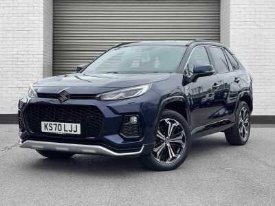 Suzuki Across 2.5 PHEV E-Four 5dr CVT SUV Hybrid Dark Blue Mica at Suzuki UCL Milton Keynes