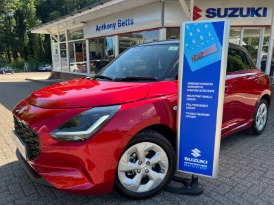 Suzuki Swift 1.2 Hatchback Motion Hatchback Petrol Bright Red with Black Contrast Roof at Suzuki UCL Milton Keynes