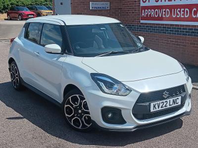Suzuki Swift 1.4 Boosterjet 48V Hybrid Sport 5dr Hatchback Petrol WHITE at Suzuki UCL Milton Keynes