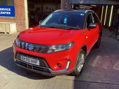 Suzuki Vitara 1.4 Boosterjet 48V Hybrid SZ-T 5dr Estate Petrol Red at Suzuki UCL Milton Keynes