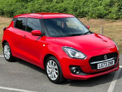 Suzuki Swift 1.2 Dualjet MHEV SZ-T Hatchback 5dr Petrol Hybrid CVT Euro 6 (s/s) (83 ps) Hatchback Hybrid Red at Suzuki UCL Milton Keynes