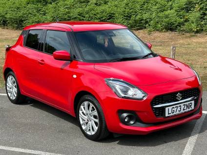 Suzuki Swift 1.2 Dualjet MHEV SZ-T Hatchback 5dr Petrol Hybrid CVT Euro 6 (s/s) (83 ps) Hatchback Hybrid Red