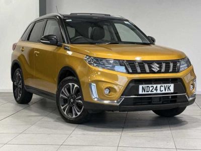 Suzuki Vitara 1.5 Full Hybrid SZ5 AGS ALLGRIP Hatchback Hybrid Solar Yellow Metallic/ Black Roof at Suzuki UCL Milton Keynes